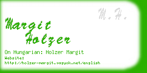 margit holzer business card